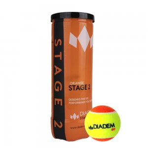 Мяч теннисный детский DIADEM Stage 2 Orange Ball - BALL-CASE-OR