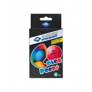 Мяч для настольного тенниса Colour Popps Poly, 6 шт. - 00018113