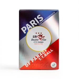 Мяч для настольного тенниса DOUBLE FISH Paris 2024 Olympic Games 3*** - PAR40+