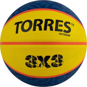Мяч баск. TORRES 3х3 Outdoor, р. 6 - B022336