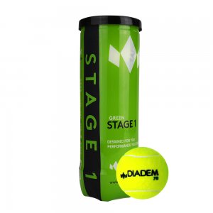 Мяч теннисный детский DIADEM Stage 1 Green Ball - BALL-CASE-GR