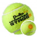 BALLS UNLIMITED : Мяч теннисный детский Balls Unlimited Stage 2 Orange, уп.12шт BUST212ER 